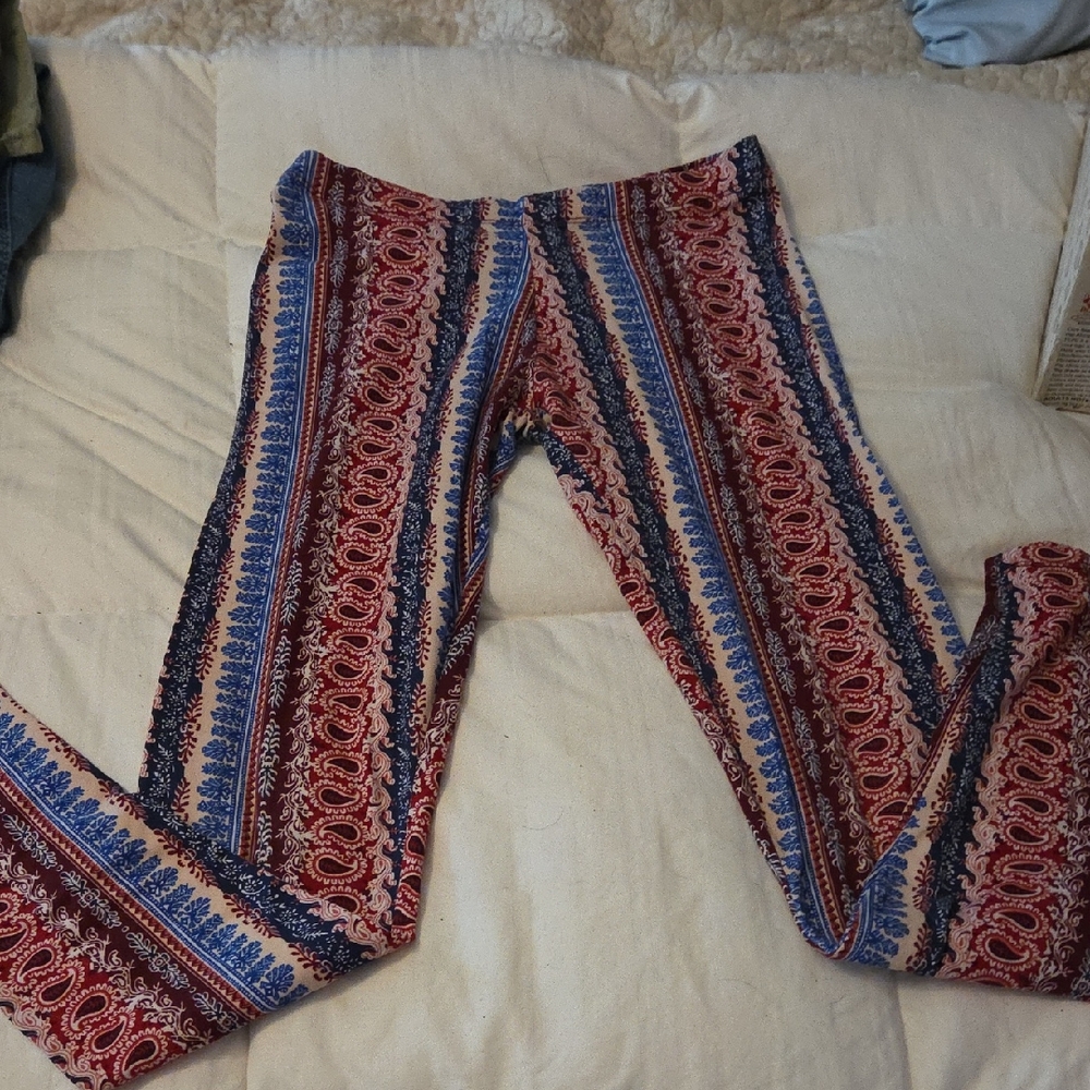 Joe Boxer Multicolor Striped Leggings